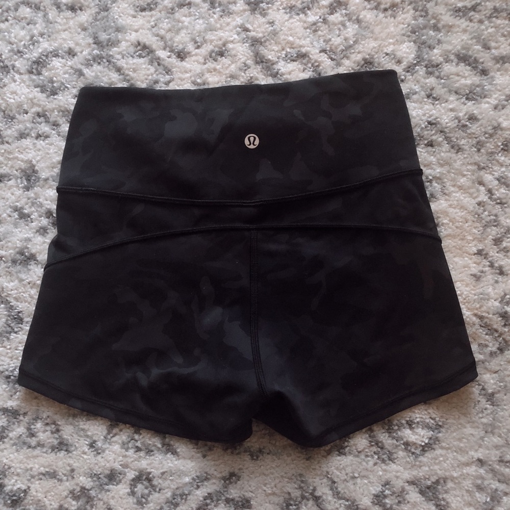 Camo Lululemon Legging Shorts